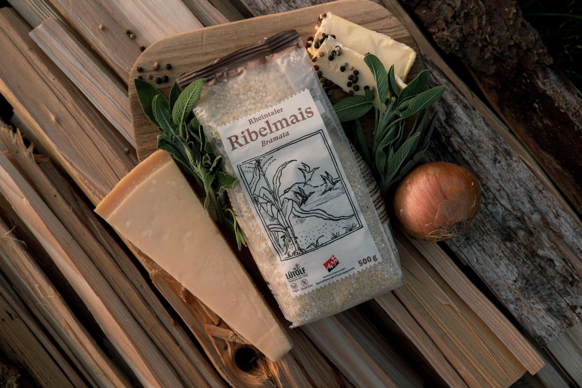 Ribel-Bramata über dem Lagerfeuer