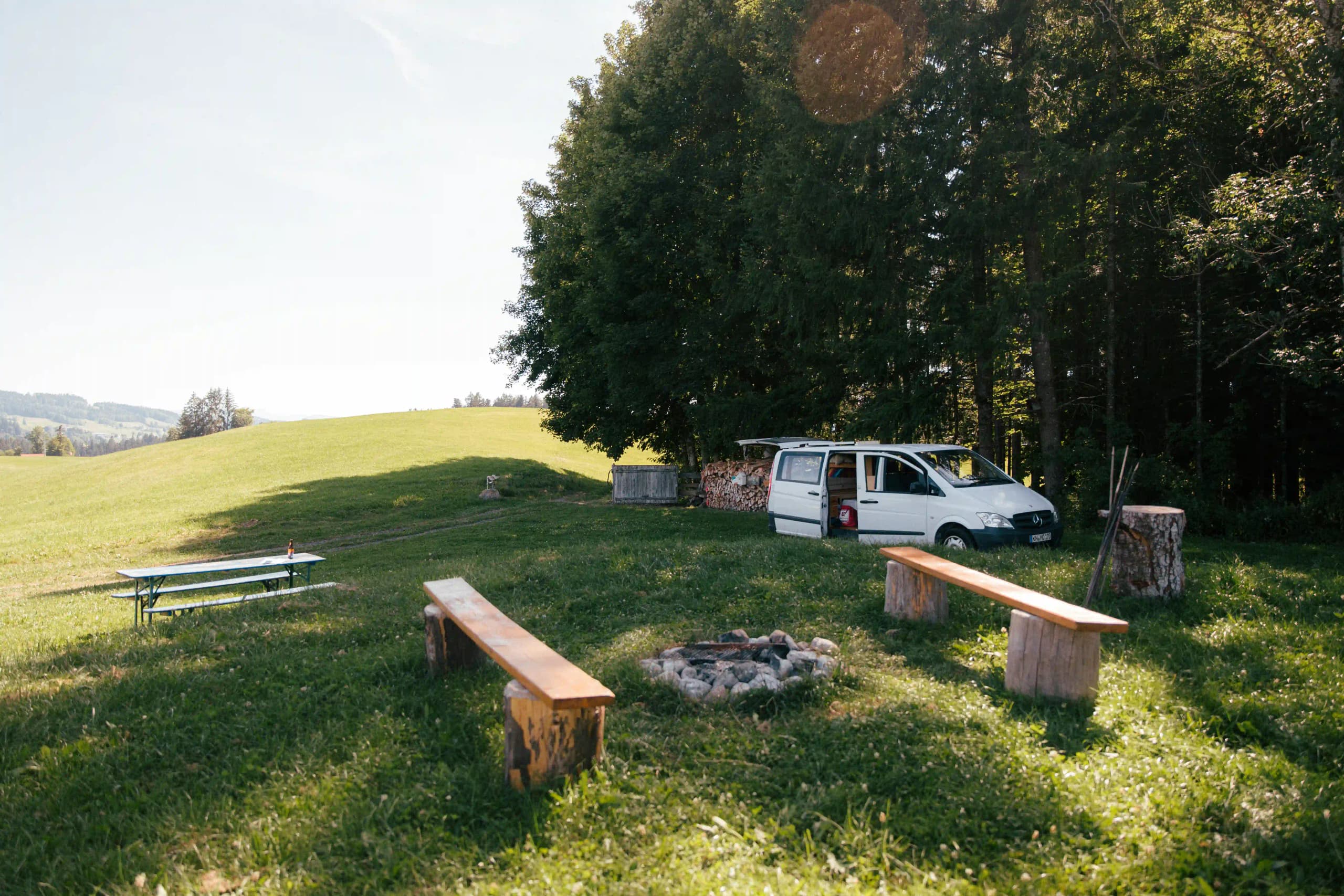 Naturcamping im Allgäu: naturnahe Zelt- und Stellplätze finden