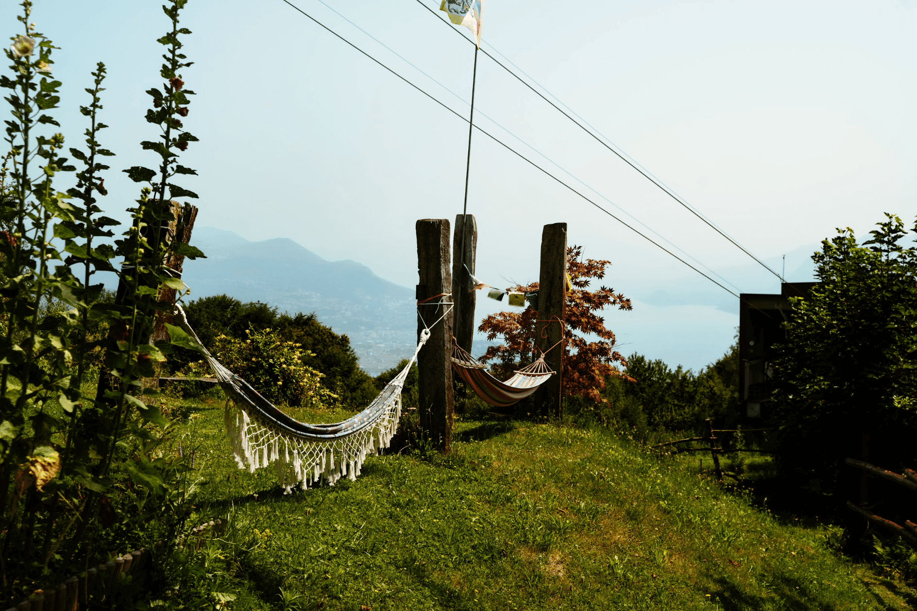 Camping mit Aussicht über den Lago Maggiore